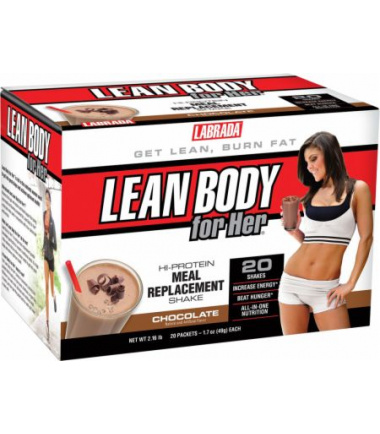 Lean Body Hi-Protein Meal Replacement For Her (20 packets)