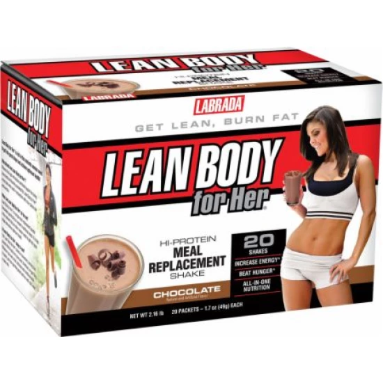 Lean Body Hi-Protein Meal Replacement For Her (20 packets)